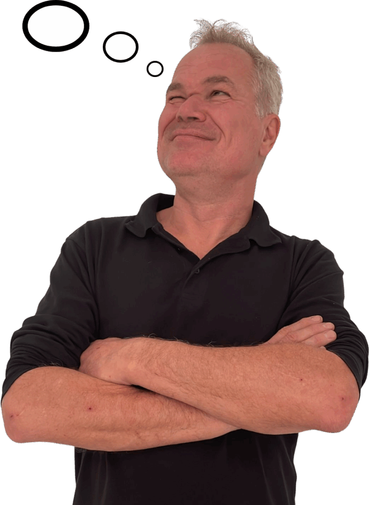 Nard met gedachtenbolletjes